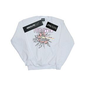 Pink Floyd Womens/Ladies Pastel Triangle Sweatshirt / White